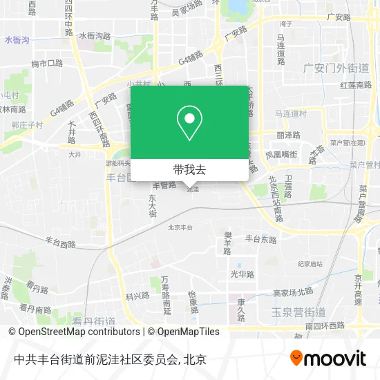 中共丰台街道前泥洼社区委员会地图