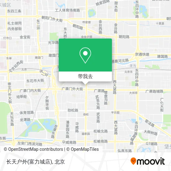长天户外(富力城店)地图
