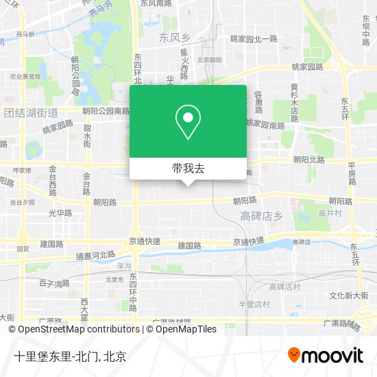 十里堡东里-北门地图
