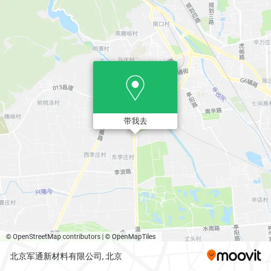 北京军通新材料有限公司地图