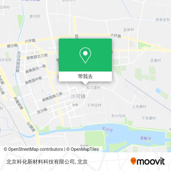 北京科化新材料科技有限公司地图