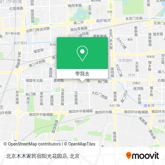 北京木木家民宿阳光花园店地图