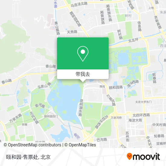 颐和园-售票处地图