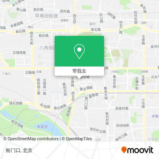 衙门口地图