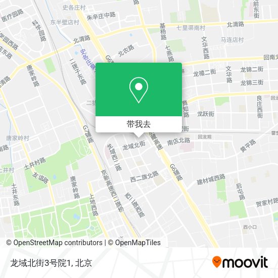 龙域北街3号院1地图