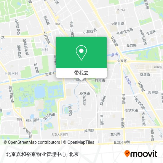 北京嘉和裕京物业管理中心地图
