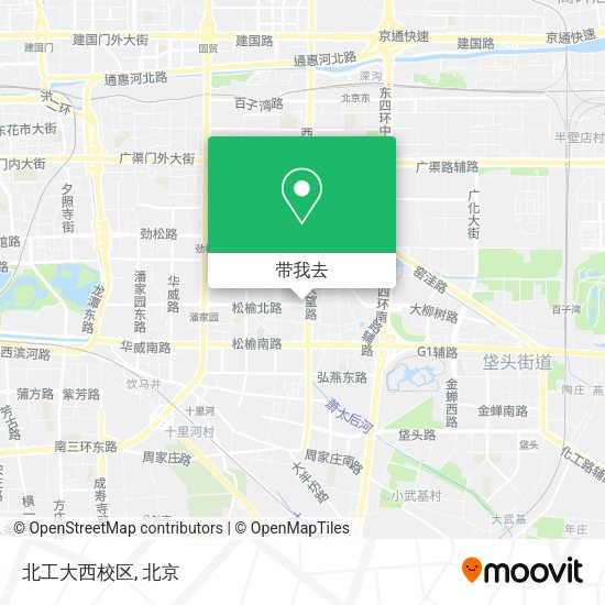 北工大西校区地图