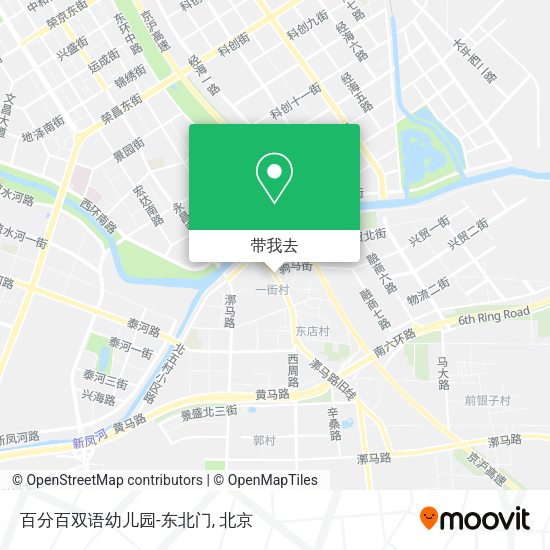 百分百双语幼儿园-东北门地图