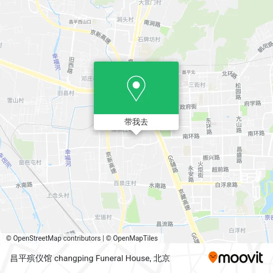 昌平殡仪馆 changping Funeral House地图
