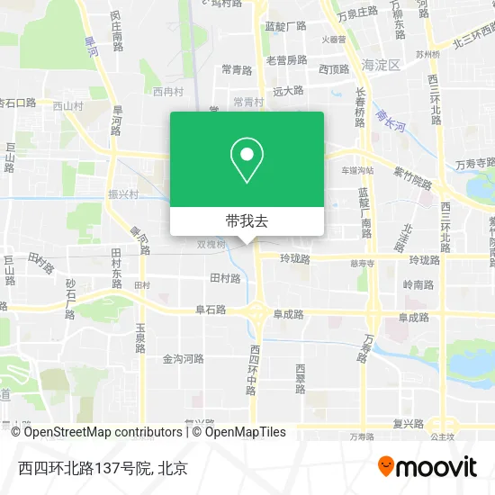 西四环北路137号院地图