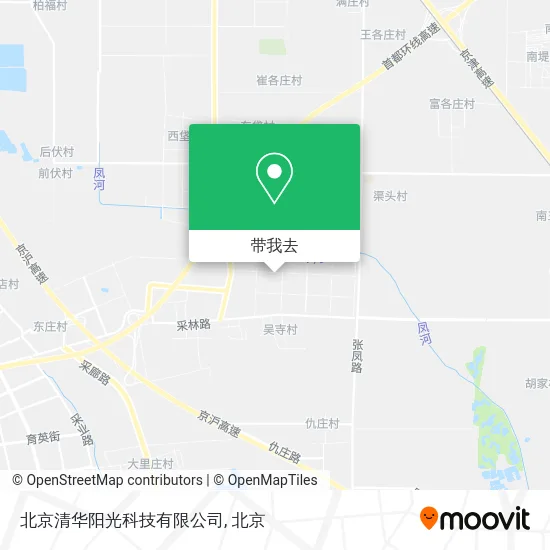 北京清华阳光科技有限公司地图