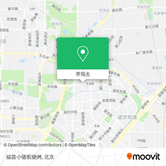 福苗小骆驼烧烤地图