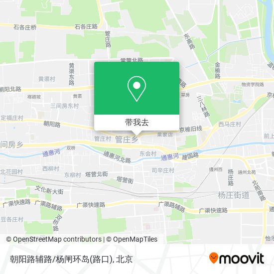 朝阳路辅路/杨闸环岛(路口)地图