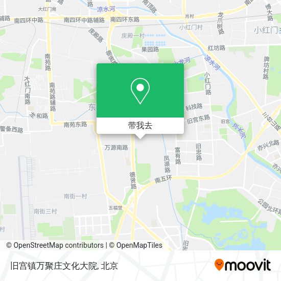 旧宫镇万聚庄文化大院地图