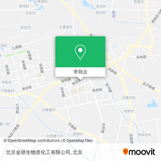 北京金骄生物质化工有限公司地图