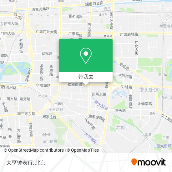 大亨钟表行地图