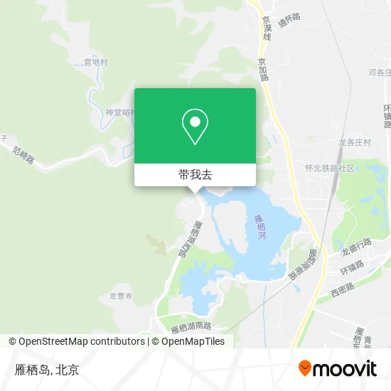 雁栖岛地图