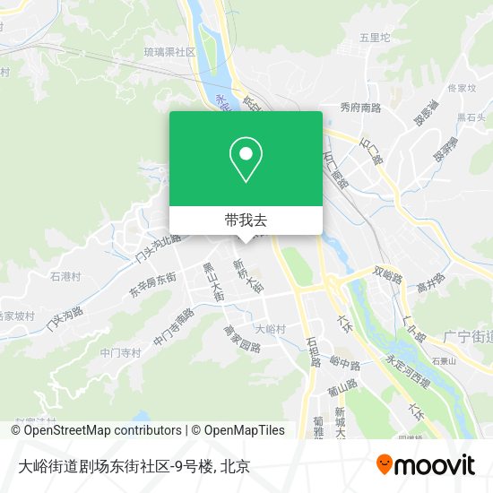 大峪街道剧场东街社区-9号楼地图