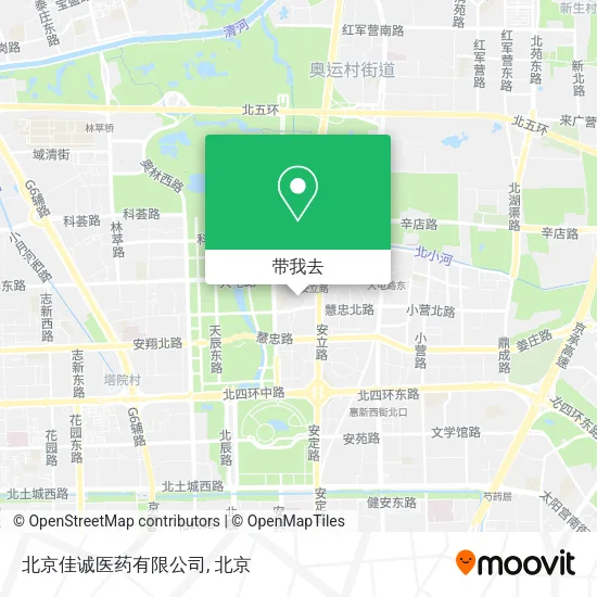 北京佳诚医药有限公司地图