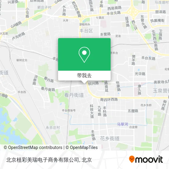 北京植彩美瑞电子商务有限公司地图