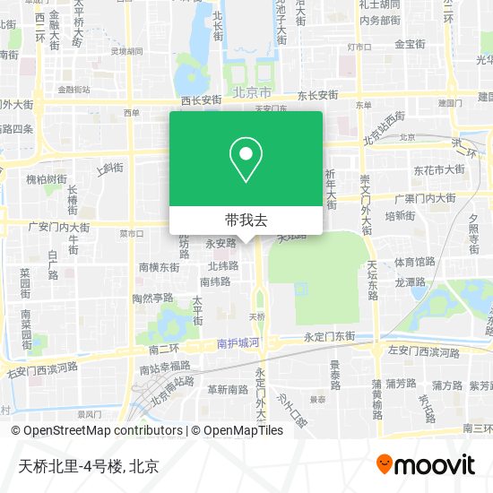 天桥北里-4号楼地图