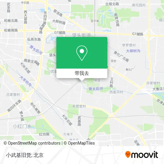 小武基旧货地图