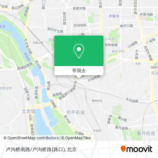 卢沟桥南路/卢沟桥路(路口)地图