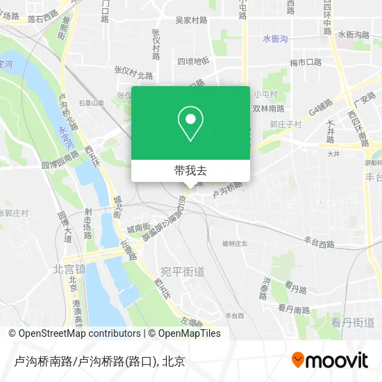 卢沟桥南路/卢沟桥路(路口)地图