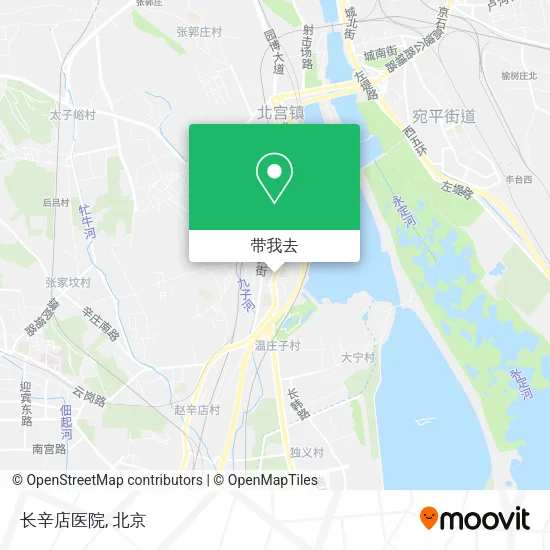 长辛店医院地图