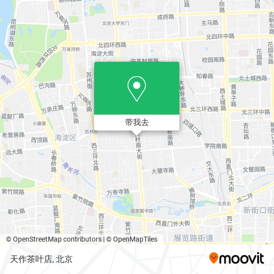 天作茶叶店地图