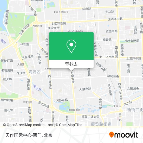 天作国际中心-西门地图