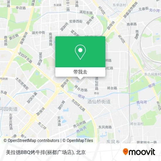 美拉德BBQ烤牛排(丽都广场店)地图