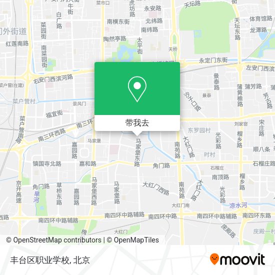 丰台区职业学校地图
