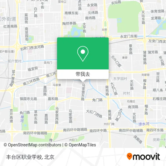 丰台区职业学校地图