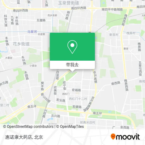 惠诺康大药店地图