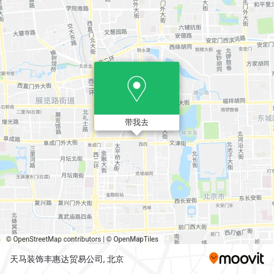 天马装饰丰惠达贸易公司地图