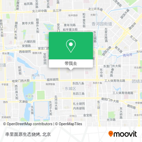 串里面原生态烧烤地图