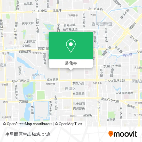 串里面原生态烧烤地图