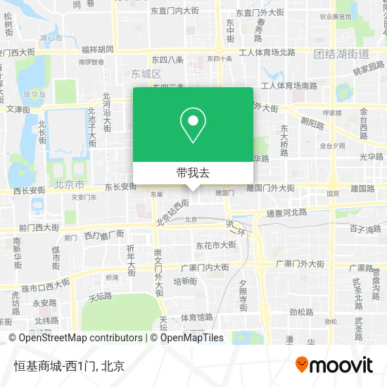 恒基商城-西1门地图
