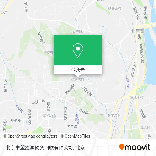 北京中盟鑫源物资回收有限公司地图