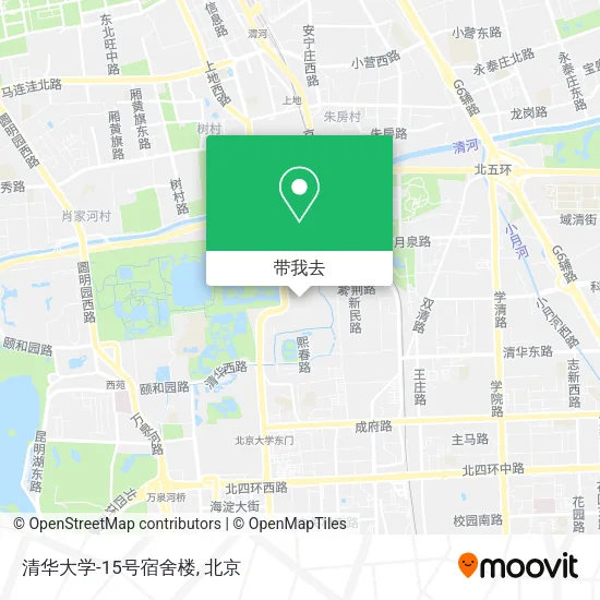 清华大学-15号宿舍楼地图