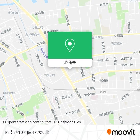 回南路10号院4号楼地图