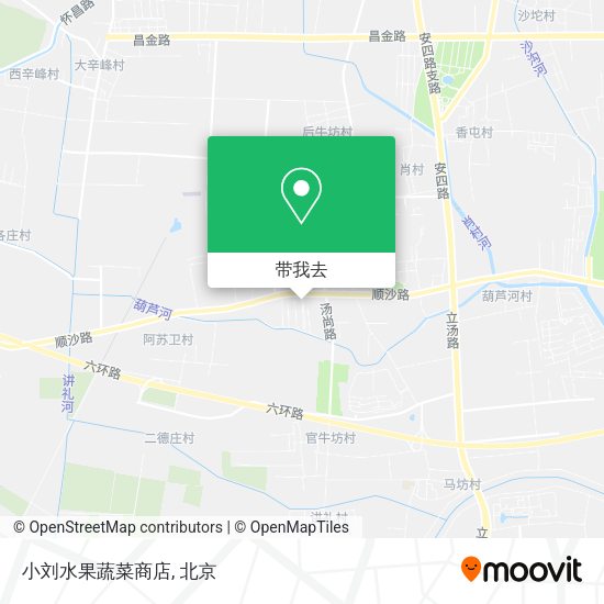 小刘水果蔬菜商店地图