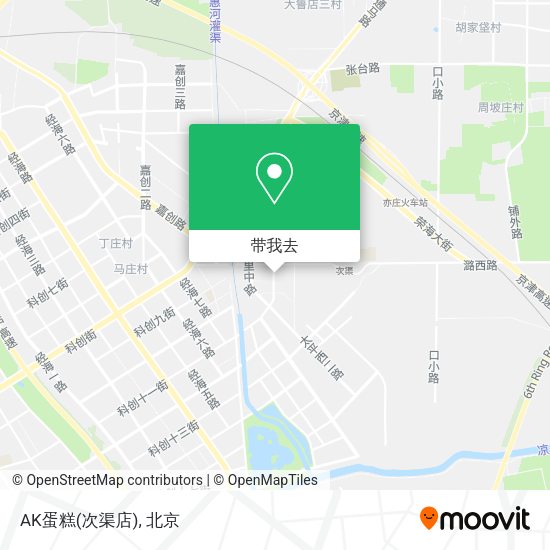 AK蛋糕(次渠店)地图