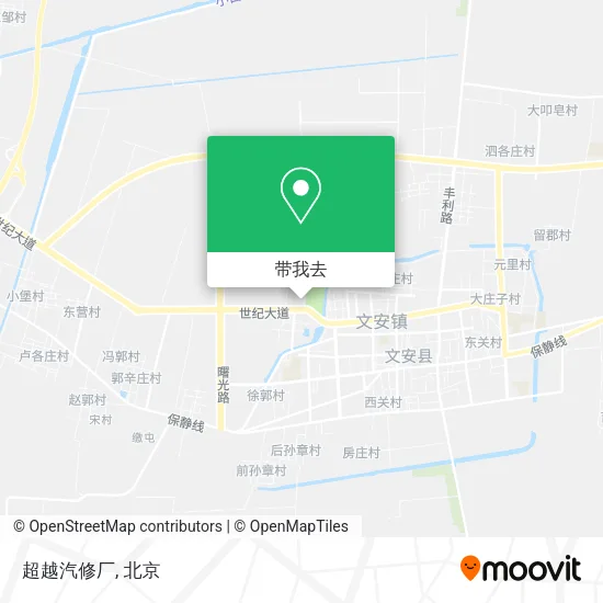 超越汽修厂地图