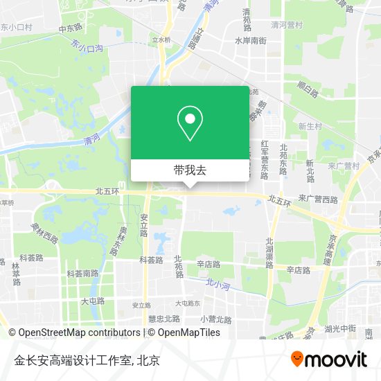 金长安高端设计工作室地图