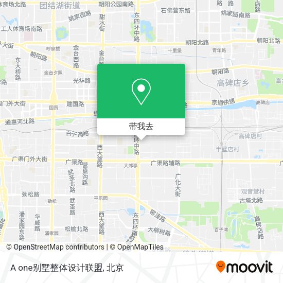 A one别墅整体设计联盟地图