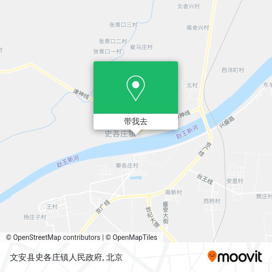 文安县史各庄镇人民政府地图