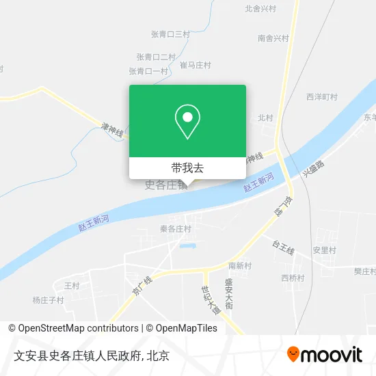 文安县史各庄镇人民政府地图