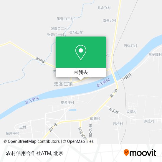 农村信用合作社ATM地图